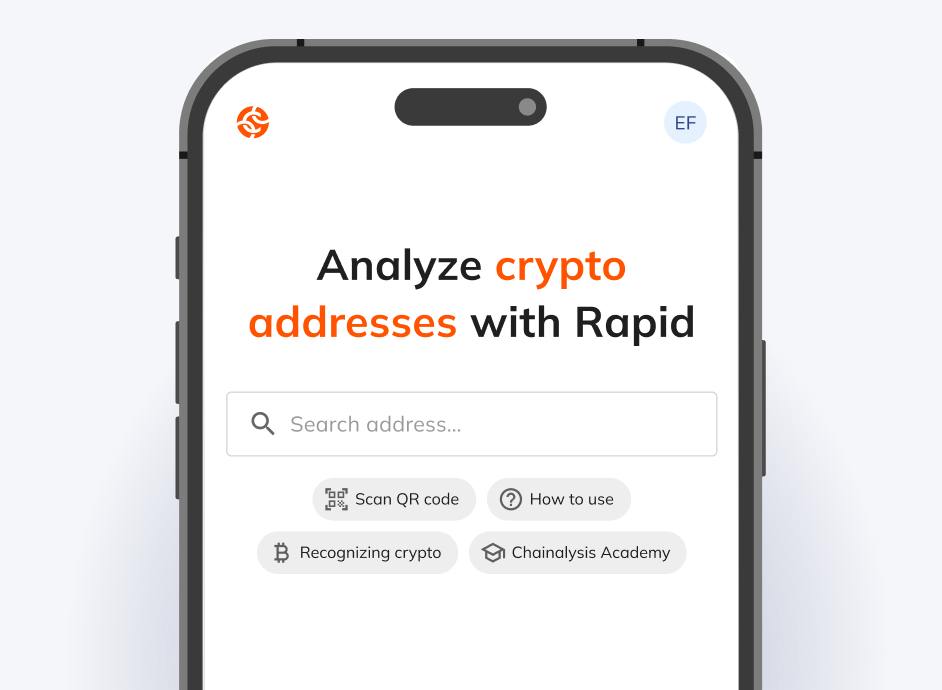 Instantly triage any crypto address, anywhere